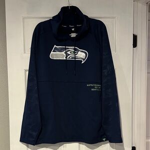 Fanatics Navy Blue Seattle Seahawks Hoodie